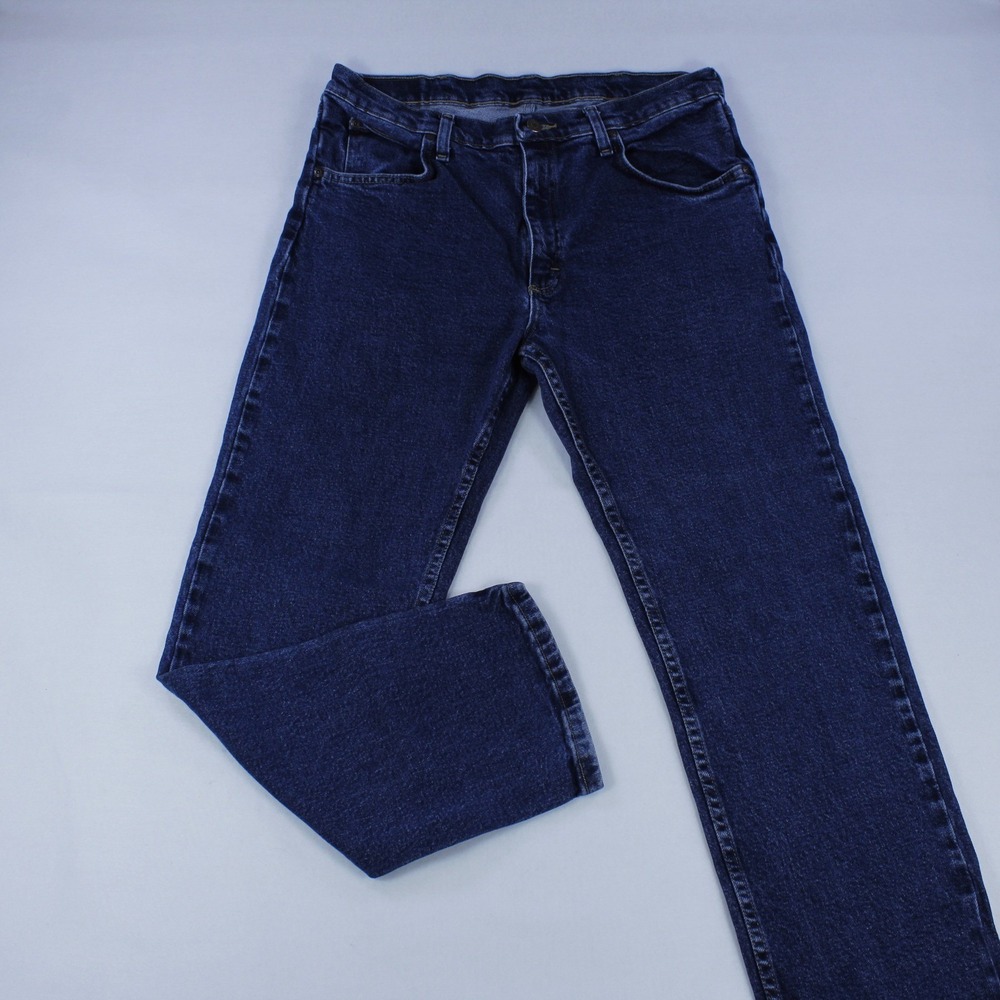 Wrangler Jeans – Fit: Regular Men's – Size: W33 L30 – Indigo Blue